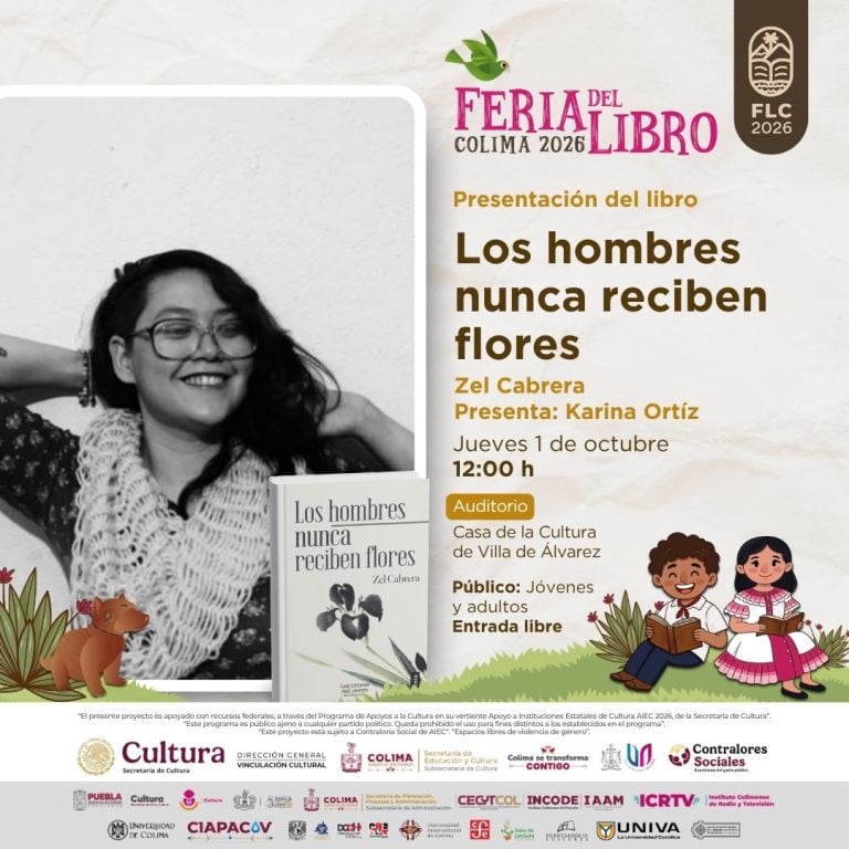 Subsecretaría de Cultura invita a las presentaciones de la Feria del Libro Colima del 1 al 4 de octubre, en La Villa