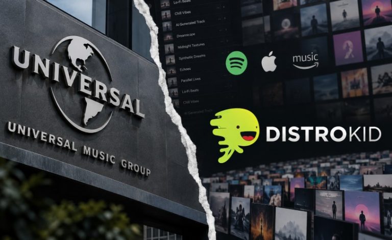 Universal Music vs. DistroKid: disputa por copyright y música generada con inteligencia artificial