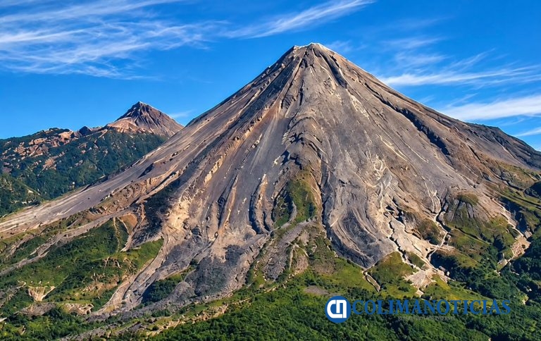 Volcán de Colima se mantiene estable y con baja actividad: UEPC