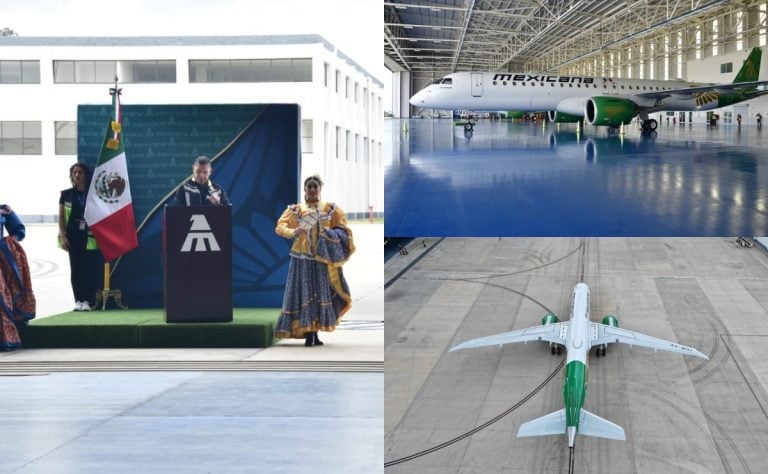 Mexicana incorpora su noveno avión Embraer E2 a su flota
