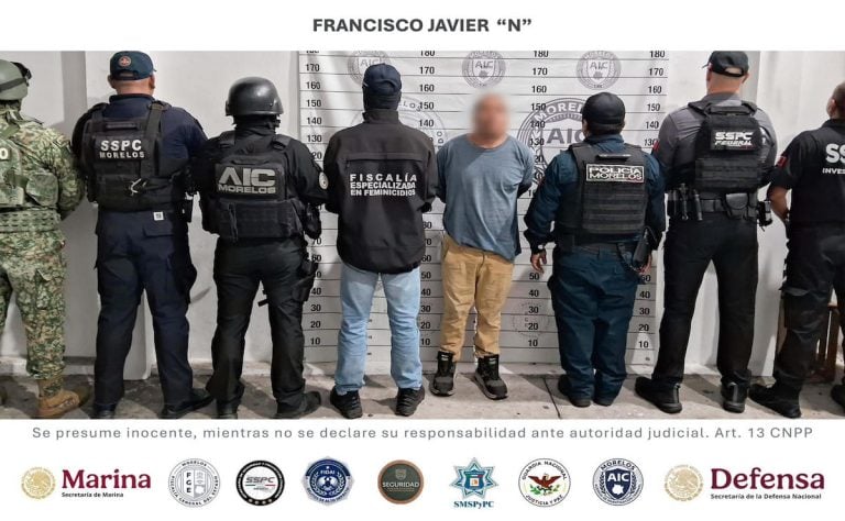 Capturan a Francisco Javier, “El Trompas”, por el feminicidio de Claudia Tacoronte