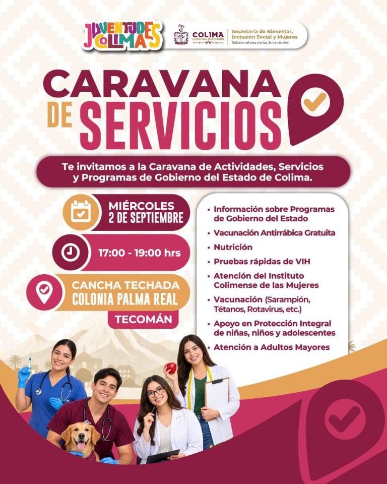 Gobierno de Indira Vizcaíno acerca servicios gratuitos a familias de Tecomán, este miércoles