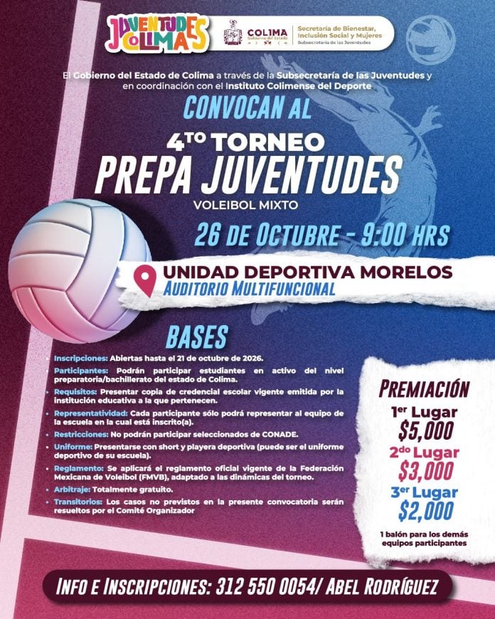 4° Torneo de Voleibol Prepa Juventudes