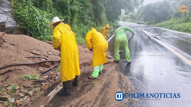 Despliega la SICT cuadrillas para atender posibles afectaciones por derrumbes en carreteras