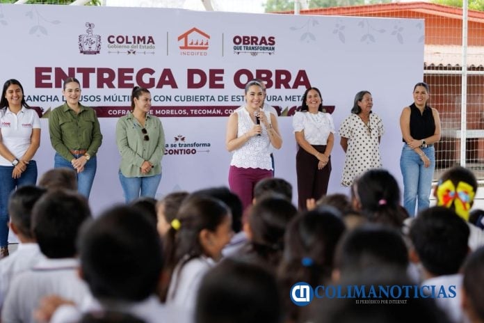 Entrega de techumbre en Tecomán (3)