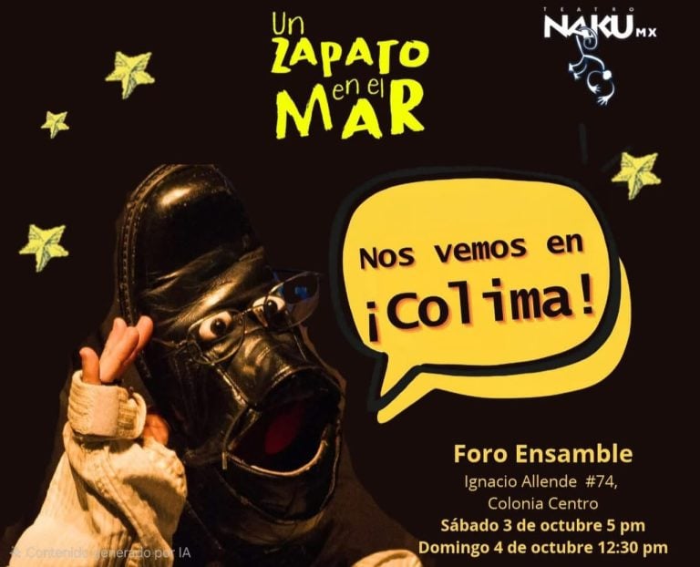 ‘Un zapato en el mar’ llega a Colima con dos funciones en Foro Ensamble