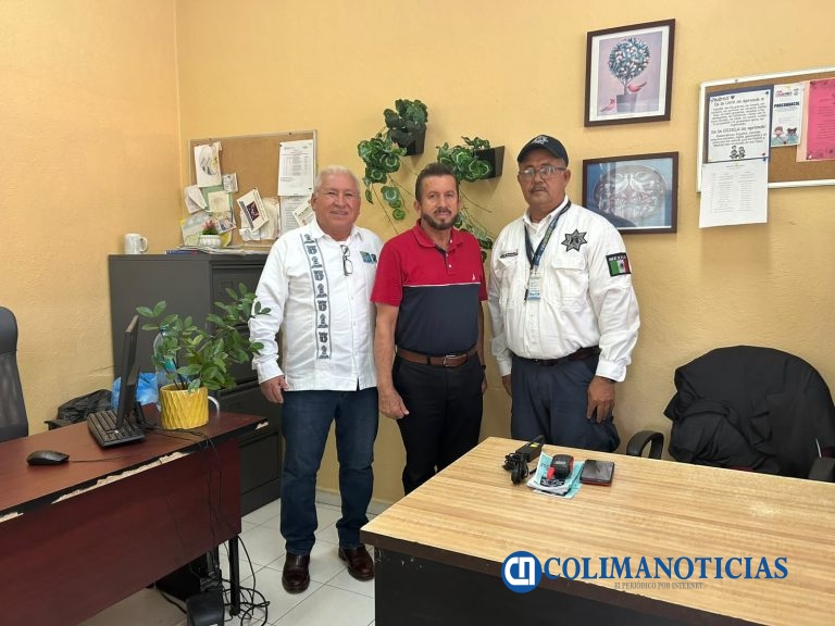 Fortalece Policía de Colima coordinación con escuelas para prevenir riesgos