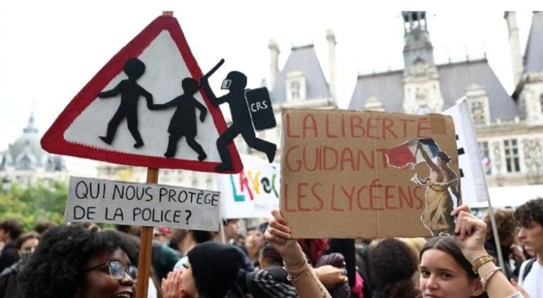 Se prolongan las protestas estudiantiles en Francia; casi 200 institutos continúan cerrados