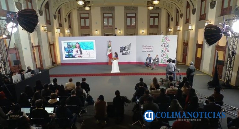 Indira informa a Presidenta Sheinbaum saldo blanco en el estado de Colima, tras el paso del huracán ‘Simón’ categoría 4