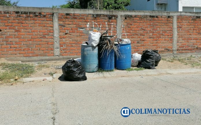 Obras viales afectan el servicio de recolección de basura en Manzanillo