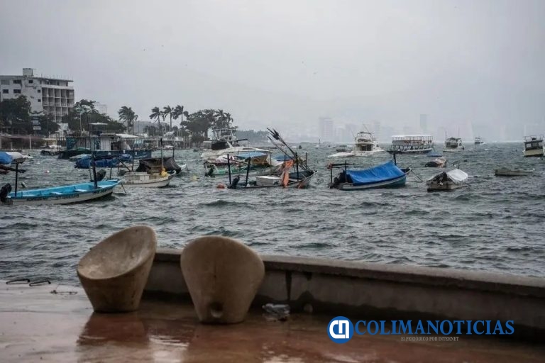 Ordena la Semar mantener cerrado el Puerto de Manzanillo para embarcaciones menores