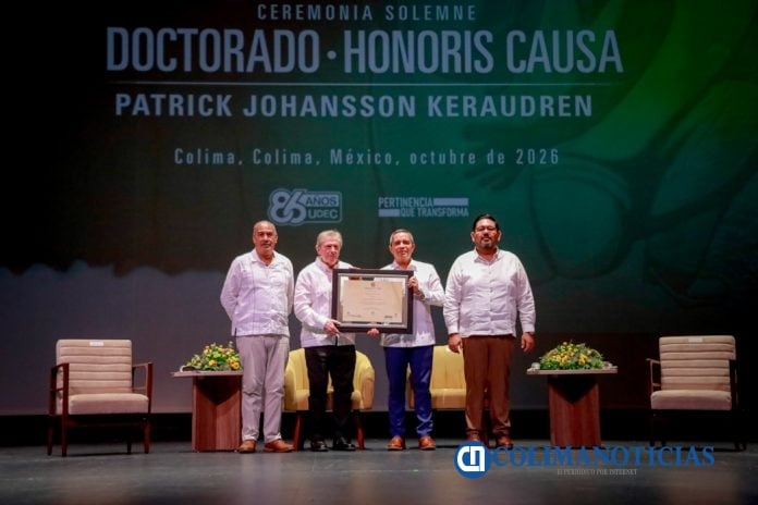 Otorga UdeC doctorado Honoris causa a Patrick Johansson_a
