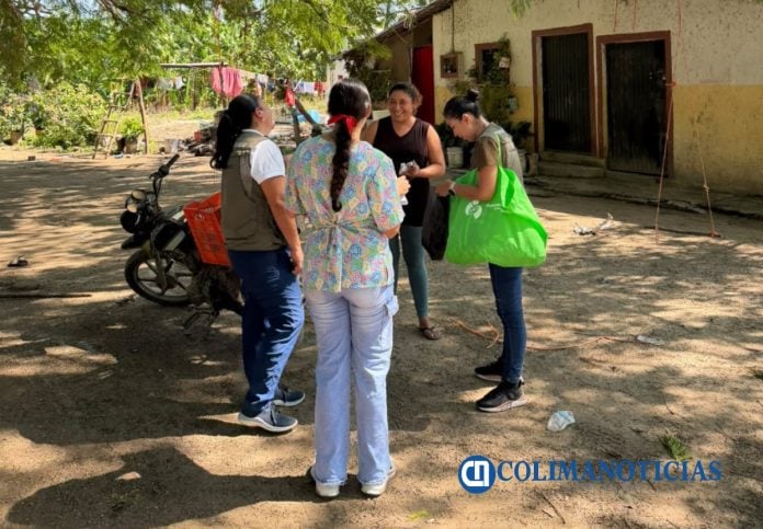 Refuerza Salud Colima prevención sanitaria en El Centinela tras afectaciones por huracanes e inundaciones