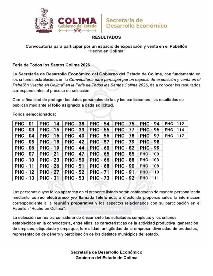 Sedeco-Pabellón “Hecho en Colima”
