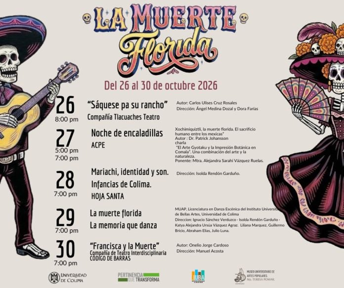 Cempasúchil Linograbado Poster - 4